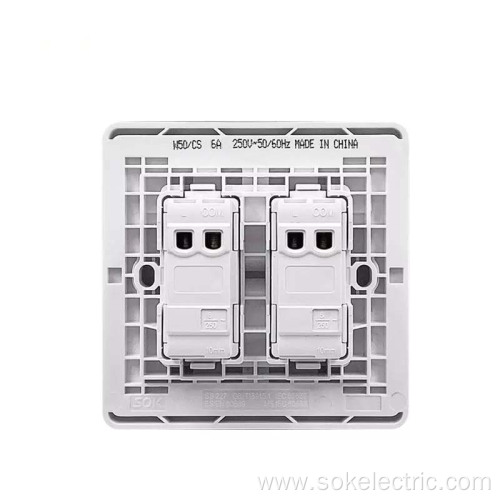 Curtain Switch 86*86mm 6A 250V Module